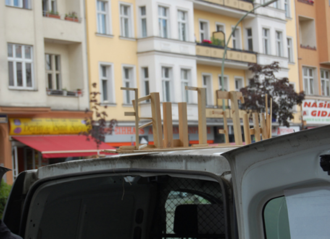 Kirsten K&ouml;tter: Global Origin, Installation, bauen ontwerpen design & construct, Berlin, 2012