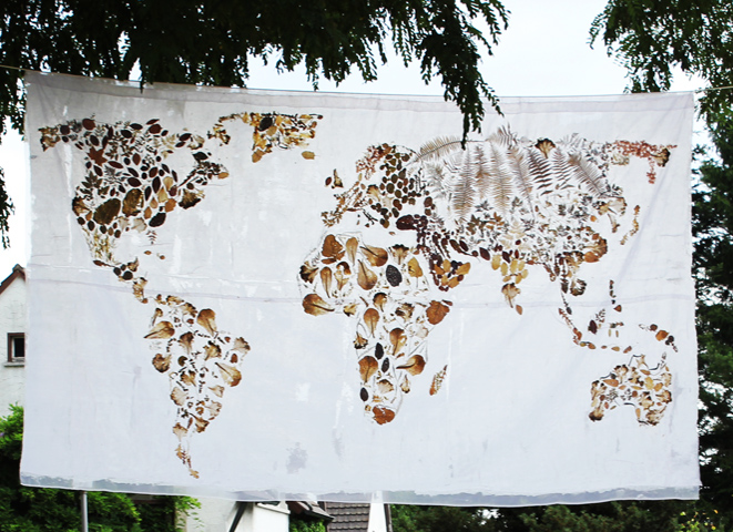 Kirsten K&ouml;tter: 'Ich rette die Welt mit Salat, Leonce', Installation, 16. Skulpturenpark M&ouml;rfelden 2013