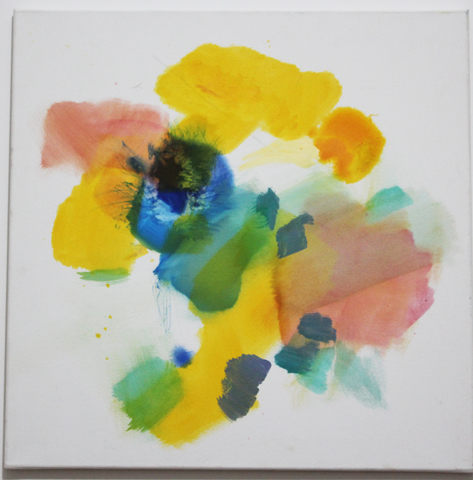 Kirsten K&ouml;tter: ohne Titel, November 2013, 48,5 &times; 59 cm, &Ouml;l, Acryl auf Leinwand