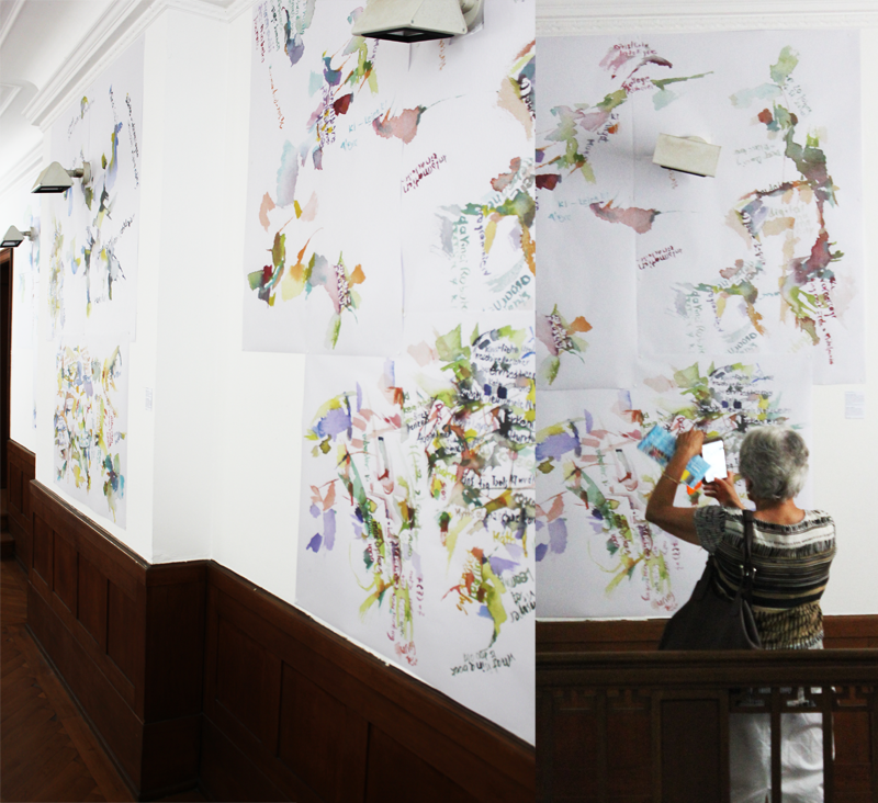 Kirsten Kötter: Artistic Research Digitalstadt Darmstadt. In: Positionen 2018. Digitale Stadt, group show, Designhaus Darmstadt, Germany, 16.08.2018 - 09.09.2018, exhibition view