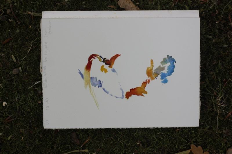 2025-08-20_malathon-chemnitz_20_2878, watercolour, 12 × 17 cm (Kirsten Kötter)