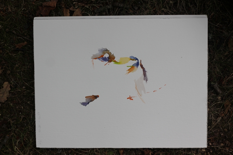 2025-08-21_malathon-chemnitz_42_2971, watercolour, 24 × 32 cm (Kirsten Kötter)