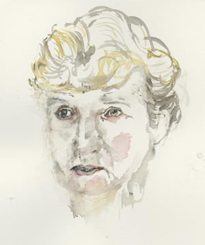 kirsten-koetter_2020-11-23_gisela-meister-scheufelen,  
  watercolour (Kirsten Kötter)