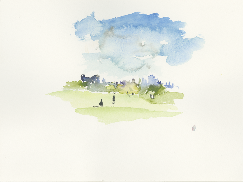 2022-04-23_tempelhofer-feld_skizze-2, sketch, 24 &times; 32 cm (Kirsten Kötter)