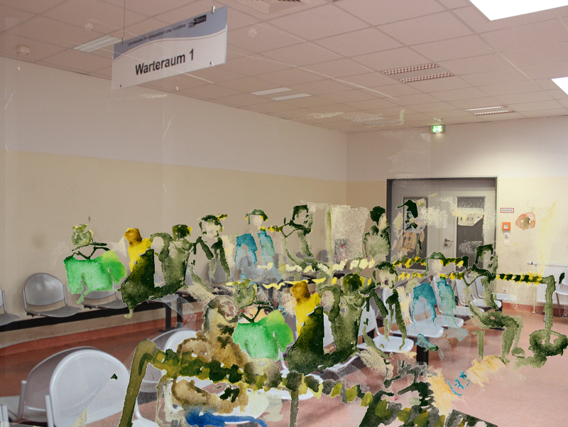 2016-06_waiting-room_dig-mont_1618_w-3888-5184, LAGeSo, video still, digital montage (Kirsten Kötter)