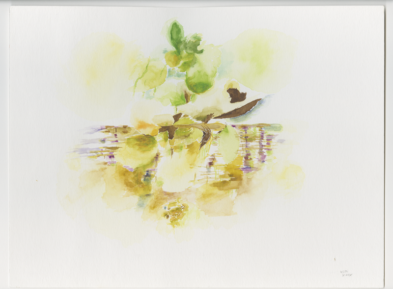 2004-05-04_ffm-lu-eh-an, watercolour, 30 &times; 40 cm (Kirsten Kötter)