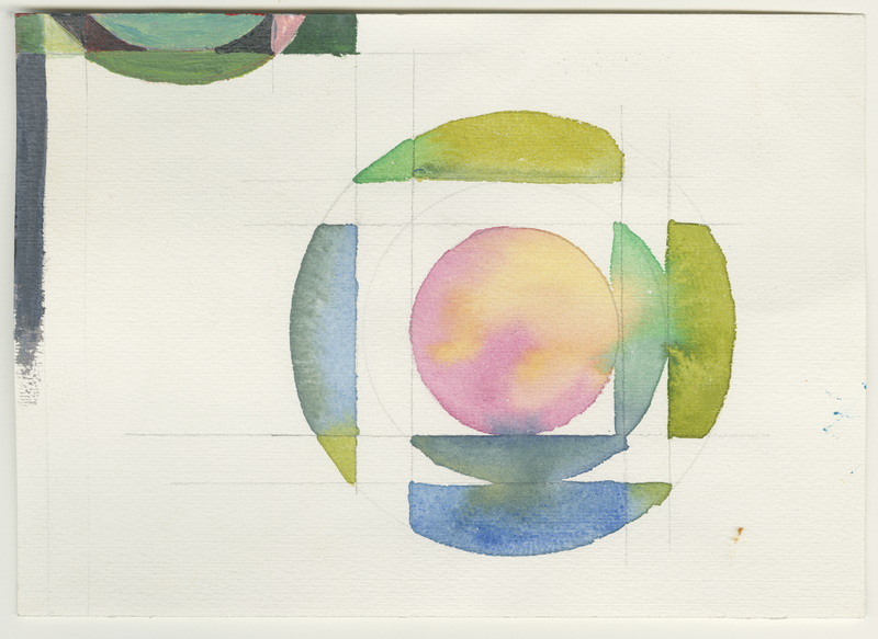 2008_israel_konstruktiv, December, watercolour, 17 &times; 24 cm (Kirsten Kötter)
