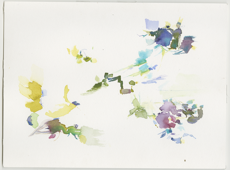 2019-07-17_schaffner-beerdigung, watercolour, 24 &times; 32 cm (Kirsten Kötter)