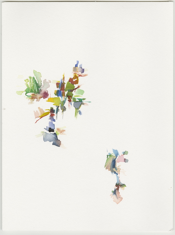 2019-10-12_bad-hersfeld_kurpark-fulda-stadt, watercolour, 32 &times; 24 cm (Kirsten Kötter)