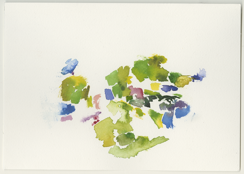 2020-05-21_fischteich, watercolour, 17 &times; 24 cm (Kirsten Kötter)