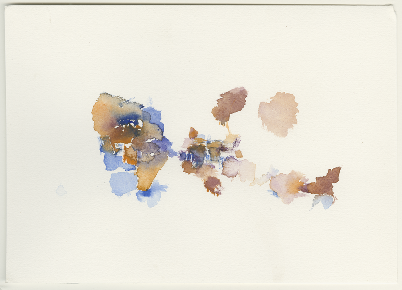 2020-09-19_20_fischteich, watercolour, 17 &times; 24 cm (Kirsten Kötter)