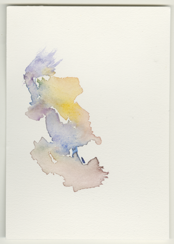 2021-11-11_fischteich, watercolour, 17 &times; 12 cm (Kirsten Kötter)