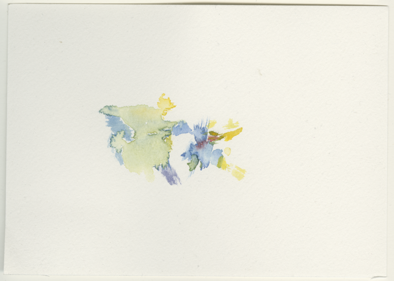 2021-12-21_fischteich, watercolour, 12 &times; 17 cm (Kirsten Kötter)