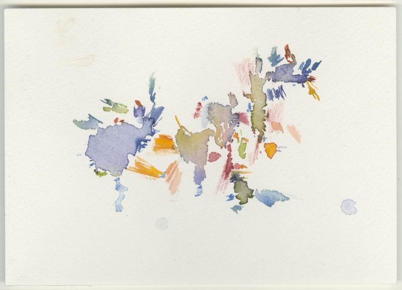 2022-01-01_da-eberstadt, watercolour, 12 &times; 17 cm (Kirsten Kötter)