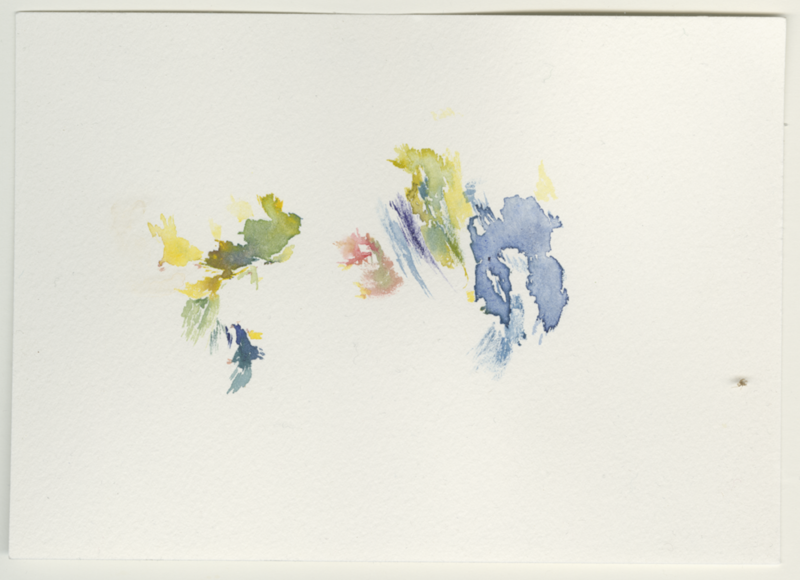 2022-01-05_hans-grab-friedhof, watercolour, 12 &times; 17 cm (Kirsten Kötter)
