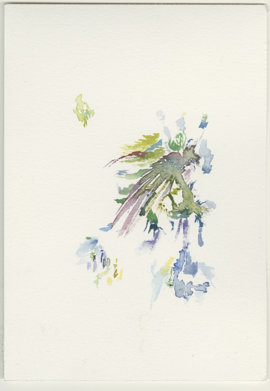 2022-01-20_budenheim-wiese-n-krappen, watercolour, 17 &times; 12 cm (Kirsten Kötter)