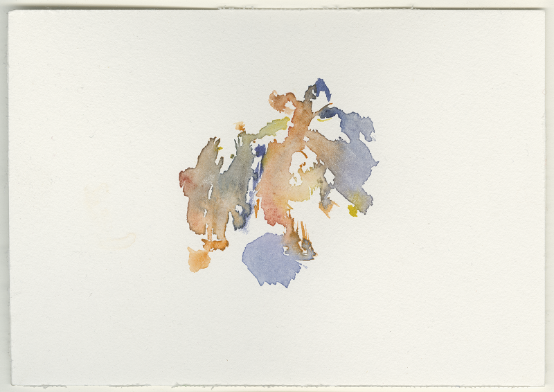 2022-11-29_wi-terrasse, watercolour, 12 &times; 17 cm (Kirsten Kötter)