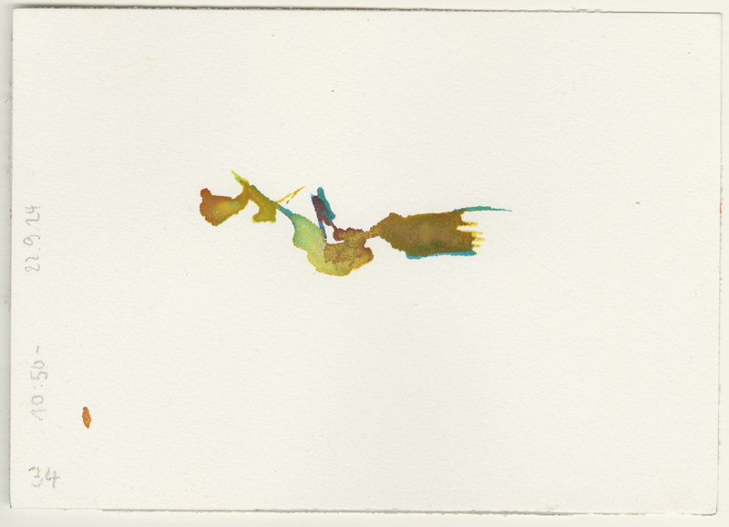 2024-09-22_malathon_34, watercolour, 12 × 17 cm (Kirsten Kötter)